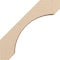 Ekena Millwork 3-inch W x 14-inch D x 14-inch H Legacy Rough Cedar Woodgrain TimberThane Knee Brace, Primed BRCUR03X14X14LECRCPR - alternate 4